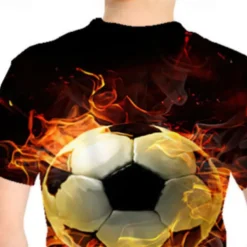 Fashion Letter Pattern Printed Short Sleeve T-Shirt Fashion 3D Printed Colorful Shirts For Boys And Girls