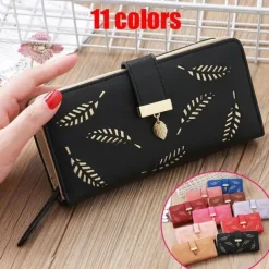 Fashion Women Lady Zipper Coin Phone Bag Long Purse Wallet Card Holder
