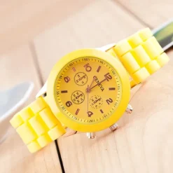 Fashion Women Quartz Watch Ladies Clock Minimalist Trend Students Jelly Silicone Watches Gifts for Girls Relogio Feminino