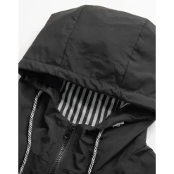Fashionable Thin Waterproof Fabric Jacket Women's Outdoor Windbreaker Women's Outdoor Solid Color Casual Wear