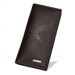 Fathers Day Gifts for Dad New Men Long Wallet Fashionable Men Magnetic Buckle Bag Large Capacity Multi Card Slot Wallet