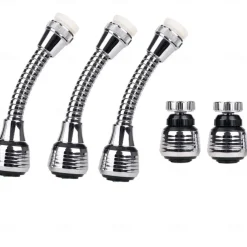 Faucet Accessories,360° Rotatble Kitchen Faucet Nozzle Adapter Bathroom Faucet Accessories Filter Sprayers Tap Water-saving Device