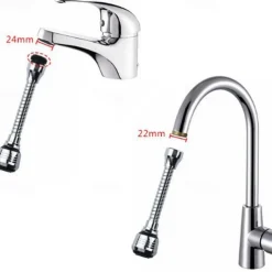Faucet Accessories,360° Rotatble Kitchen Faucet Nozzle Adapter Bathroom Faucet Accessories Filter Sprayers Tap Water-saving Device