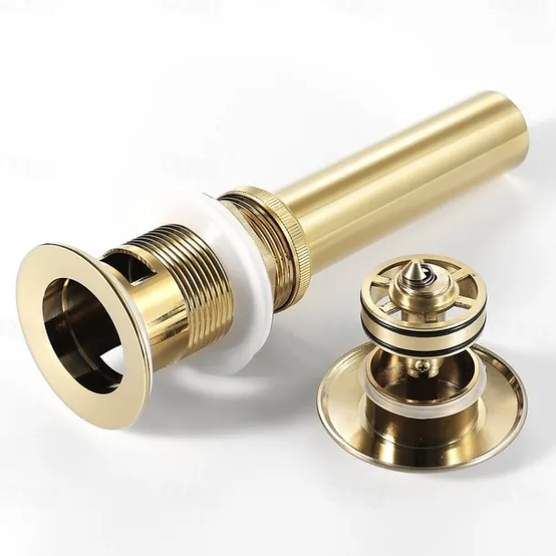 Faucet Accessory,Copper Titanium Superior Quality Pop-up Water Drain With Overflow