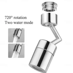 Faucet Extender Aerator 720° Swivel, Universal Splash Kitchen Tap Filter Bathroom Basin Faucet Spray Head Washroom, Water Saving Nozzle Sprayer Attachment