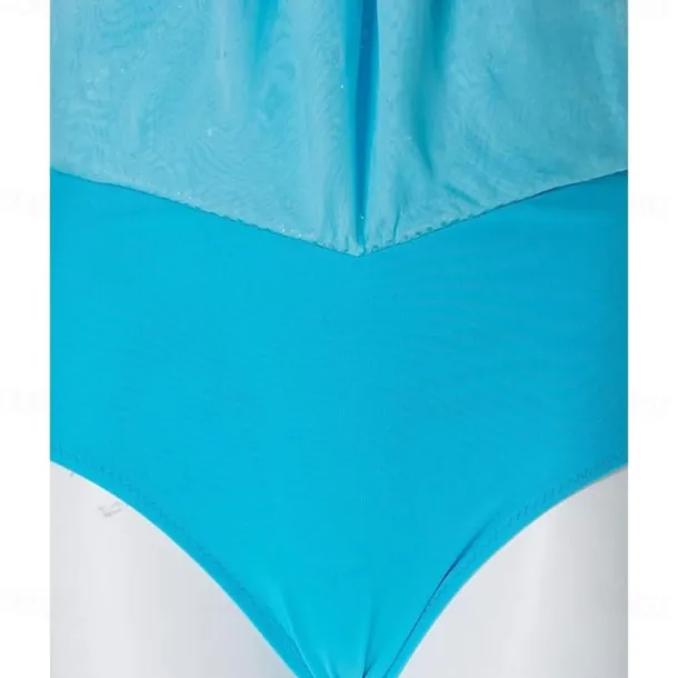 Figure Ice Skating Dresssleeveless Leotard Competition Rhinestones Ice Skating Dance Dresses Costume for Kids Girls Women's