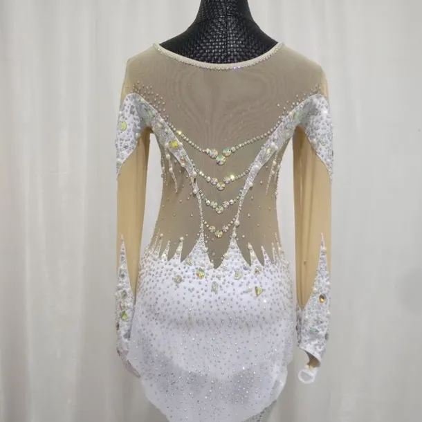 Figure Skating Costume Artistic Gymnastics Performance Costume Children's Adult Training Costume Girls' Rhythmic Gymnastics Skating Skirt Sports Skirt