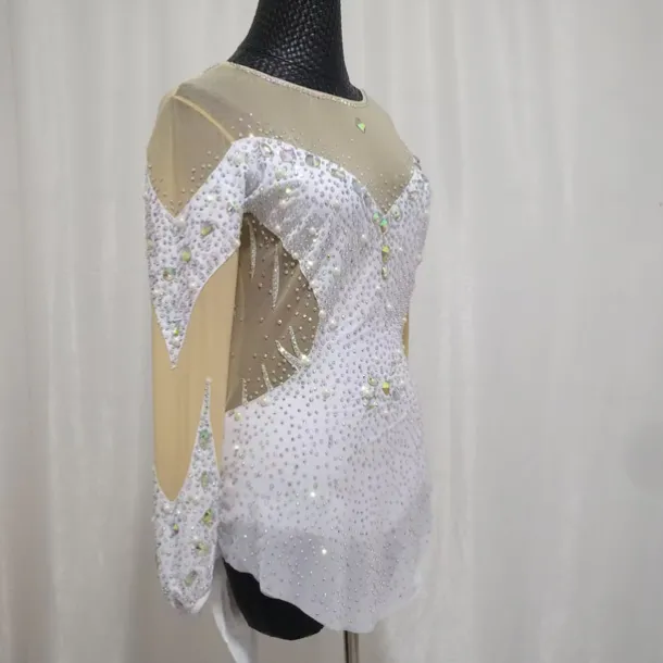 Figure Skating Costume Artistic Gymnastics Performance Costume Children's Adult Training Costume Girls' Rhythmic Gymnastics Skating Skirt Sports Skirt