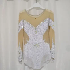 Figure Skating Costume Artistic Gymnastics Performance Costume Children's Adult Training Costume Girls' Rhythmic Gymnastics Skating Skirt Sports Skirt