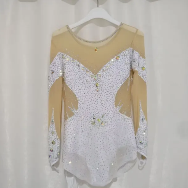 Figure Skating Costume Artistic Gymnastics Performance Costume Children's Adult Training Costume Girls' Rhythmic Gymnastics Skating Skirt Sports Skirt