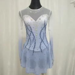 Figure Skating Costumes Figure Skating Performance Costumes Grading Costumes Competition Costumes Children's Adult Women's Figure Skating Costumes Adult And Children's Customized Spandex