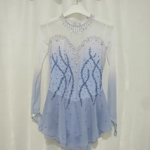 Figure Skating Costumes Figure Skating Performance Costumes Grading Costumes Competition Costumes Children's Adult Women's Figure Skating Costumes Adult And Children's Customized Spandex