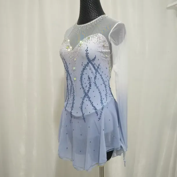 Figure Skating Costumes Figure Skating Performance Costumes Grading Costumes Competition Costumes Children's Adult Women's Figure Skating Costumes Adult And Children's Customized Spandex