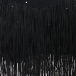 Figure Skating Dress Fringed Tassel Crystals / Rhinestones Women's Girls' Training Performance Sleeveless High Mesh Spandex