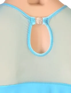 Figure Skating Dress Women's Girls' Ice Skating Dress Outfits White Royal Blue Sky Blue Patchwork Mesh Spandex High Elasticity Training Practice Professional Skating Wear Handmade Crystal / Rhinestone