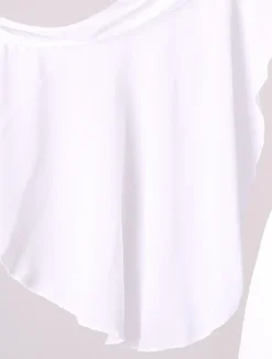 Figure Skating Dress Women's Girls' Ice Skating Dress Outfits White Royal Blue Sky Blue Patchwork Mesh Spandex High Elasticity Training Practice Professional Skating Wear Handmade Crystal / Rhinestone