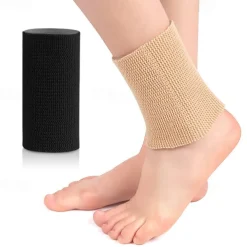 Figure Skating Hand Guard Silicone Ankle Guard SEBS Palm Ankle Guard Men's and Women's Elastic Compression Sports Foot Guard Rear Guard