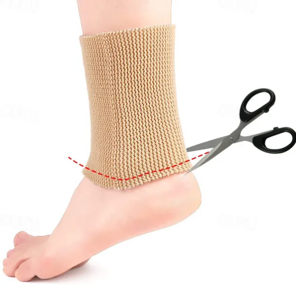 Figure Skating Hand Guard Silicone Ankle Guard SEBS Palm Ankle Guard Men's and Women's Elastic Compression Sports Foot Guard Rear Guard