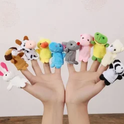 Finger Puppet Set The Original Storytime Learning Aid 10 Pack/6 Pack Puppets for Teachers Parents Students & Children - Storytelling Reading Prop