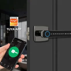 Fingerprint Password Lock Room Door Wooden Door Indoor Lock Smart Electronic Lock Office Home Bedroom Smart lock