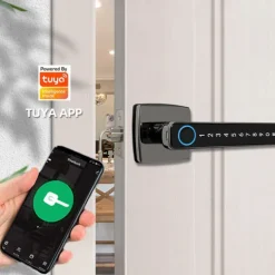 Fingerprint Password Lock Room Door Wooden Door Indoor Lock Smart Electronic Lock Office Home Bedroom Smart lock