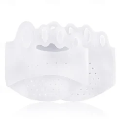 Five Hole Toe Separator Five Toe Arch Cushion Soft Shock Absorbing Pressure Relieving Massage Insole Half Size Pad For Thefoot Adjustable Toe Separator