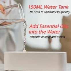 Flame Aroma Diffuser Air Humidifier Ultrasonic Cool Mist Maker Fogger Led Essential Oil Diffuser 7-color Flame Humidifier