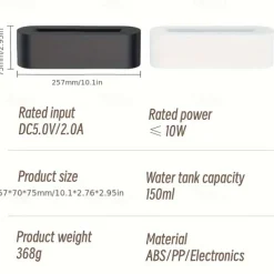 Flame Aroma Diffuser Air Humidifier Ultrasonic Cool Mist Maker Fogger Led Essential Oil Diffuser 7-color Flame Humidifier