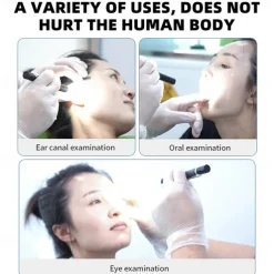 Flashlight Pen Light Professional Dual Light Source Rechargeable Lamp with Side Lights for Indoor and Outdoor Use