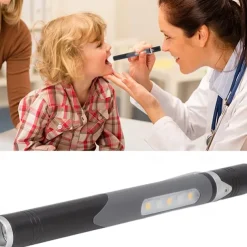 Flashlight Pen Light Professional Dual Light Source Rechargeable Lamp with Side Lights for Indoor and Outdoor Use