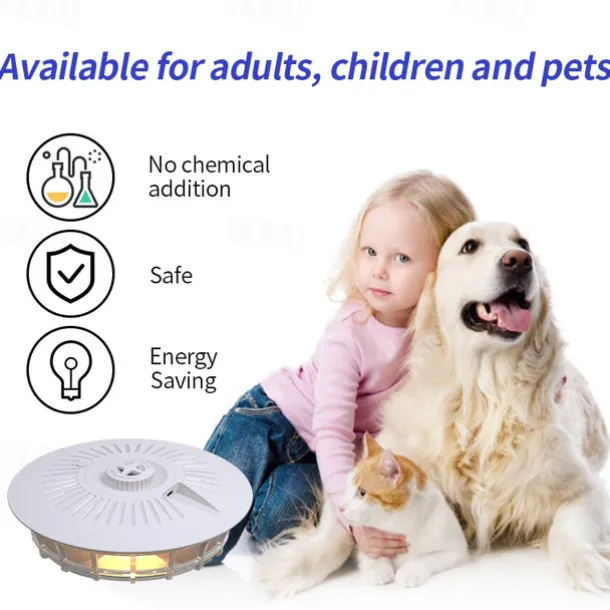 Flea Traps for Inside Your Home, Flea Light Trap for Indoor Flea Infestation, Flea Lamp Catcher Killer For Insect Bedbug Moth Mosquito Fly Ant Cockroach