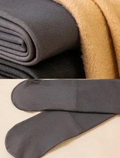 Fleece-Lined Thermal Tights for Women | High-Waist Winter Leggings | Warm, Stretchy, and Opaque for Cold Weather