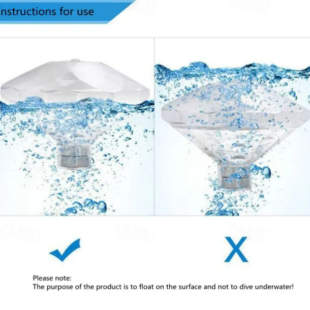 Floating Underwater Light RGB Submersible LED Disco Light Glow Show Swimming Pool Hot Tub Spa Atmosphere Decor Lamp Bath Light