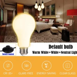 Floor Lamp Multi Functional Living Room Optional Intelligent WIFI RGBCW Bulb and Adjustable Lever 60-71 inch High Gray Linen Lamp Bedroom Sun Shade Vertical Lamp