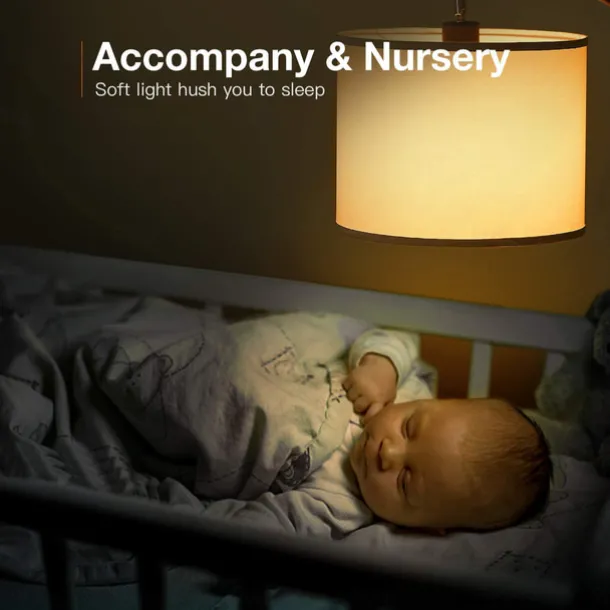 Floor Lamp Multi Functional Living Room Optional Intelligent WIFI RGBCW Bulb and Adjustable Lever 60-71 inch High Gray Linen Lamp Bedroom Sun Shade Vertical Lamp