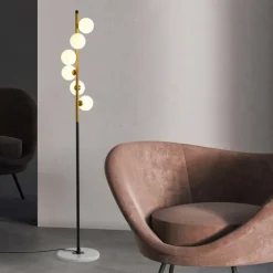 Floor Lamps Modern Glass Marble Lighting Floor Standing Floor Lamp Living Room Bedroom Study Room Lighting 110-240V