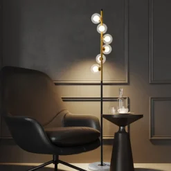 Floor Lamps Modern Glass Marble Lighting Floor Standing Floor Lamp Living Room Bedroom Study Room Lighting 110-240V