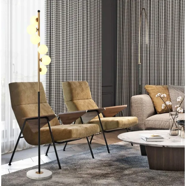 Floor Lamps Modern Glass Marble Lighting Floor Standing Floor Lamp Living Room Bedroom Study Room Lighting 110-240V