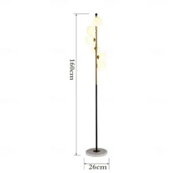 Floor Lamps Modern Glass Marble Lighting Floor Standing Floor Lamp Living Room Bedroom Study Room Lighting 110-240V