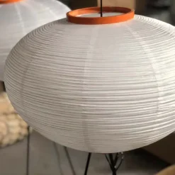 Floor Lamps Modern Rice Paper Floor Lamp Tripod Iron Black Floor Lights Led Lamp for Living Room Study Bedroom Corner Stand Lights 110-240V