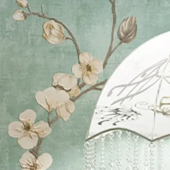 Floral Wallpaper Wall Covering Sticker Film Adhesive Required Flower Retro Idyllic Country Non Woven Home Décor 1000x53cm/393.7x20.87inch