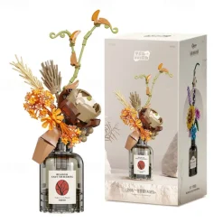 Flower Building Bouquet Set Flower Building Toys Building Blocks Flower Brick Toys Creative Project for Home Room Decor Christmas Birthday Gifts