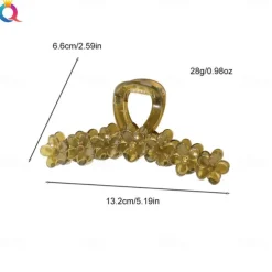 flower Large Claw Clips For Thick Hair Hair Claws For Thick Hair Long Hair Claw Clips Variety Pack Large Hair Clips For Thick Hair Cute Claw Clips For Long Hair