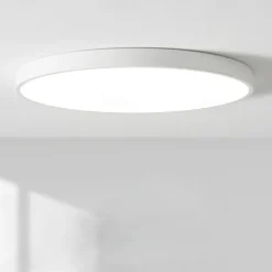 Flush Mount Ceiling Lighting Macaron 30cm Ceiling Light Flush Mount Chandelier Dimming Close to Ceiling Light Metal 3 Color Temperatures in One Acrylic Flush Mount,Metal Finish,Wet Location