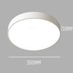 Flush Mount Ceiling Lighting Macaron 30cm Ceiling Light Flush Mount Chandelier Dimming Close to Ceiling Light Metal 3 Color Temperatures in One Acrylic Flush Mount,Metal Finish,Wet Location
