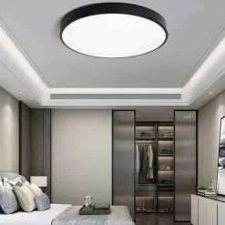 Flush Mount Ceiling Lighting Macaron 30cm Ceiling Light Flush Mount Chandelier Dimming Close to Ceiling Light Metal 3 Color Temperatures in One Acrylic Flush Mount,Metal Finish,Wet Location