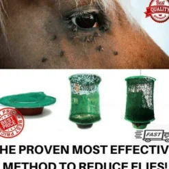 Fly Traps Outdoor, Ranch Fly Trap - The Most Effective Trap EVER Made for Flies/Mosquito/Bees