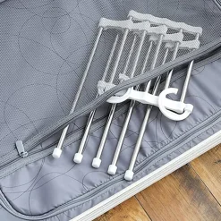 Foldable Hangers for Clothes Hanging Multi-Layer Multi Purpose Pant Hangers for Wardrobe Magic Foldable Hanger Space Saving 5 in 1 Rack Stainless Steel Cloth Hanger for Trousers, Jeans