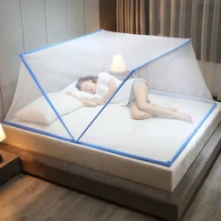 Foldable Portable Encrypted Mosquito Net Adult Student Dormitory Mosquito Net Children Single Double Portable Installation-Free Mosquito Net Cover