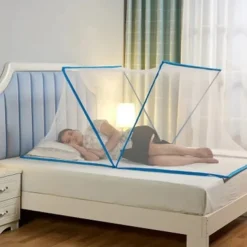 Foldable Portable Encrypted Mosquito Net Adult Student Dormitory Mosquito Net Children Single Double Portable Installation-Free Mosquito Net Cover
